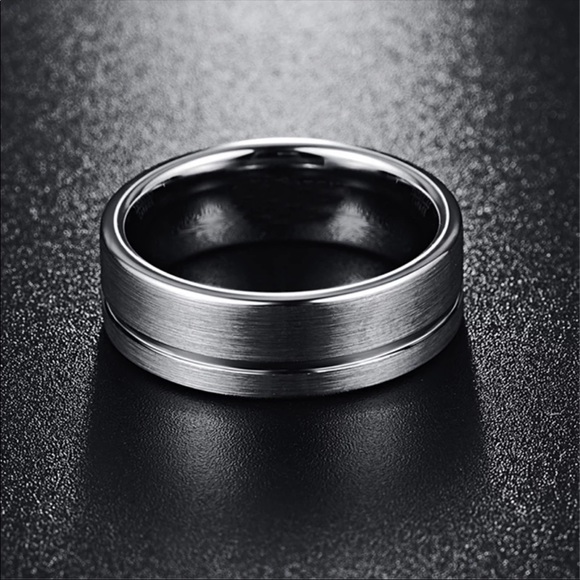 ♡New 8MM Stainless Steel Men’s Wedding Band Ring♡ - Picture 2 of 6